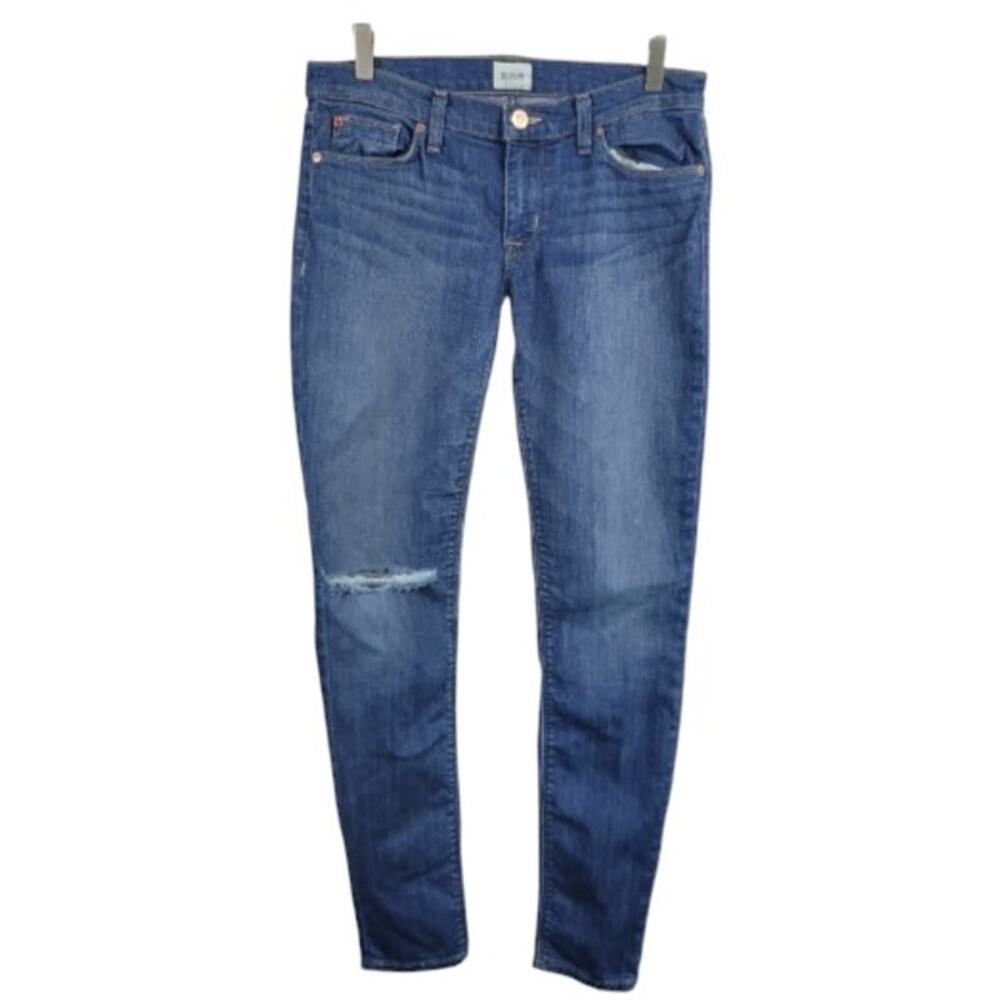 Hudson Krista Super Skinny Distressed Jean 28 Dean